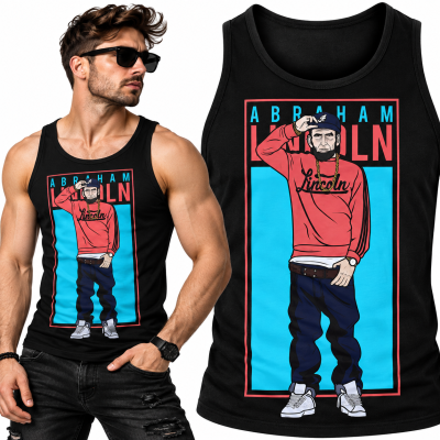 TANK TOP ŚMIESZNY ABRAHAM